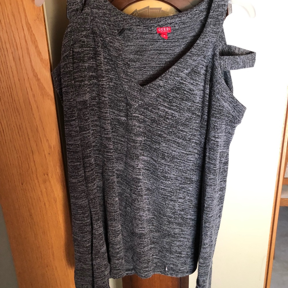 Guess Cold Shoulder Sweater Tops